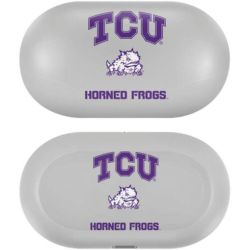 Texas Christian University Horned Frogs Logo Print Galaxy Buds Plus Skin